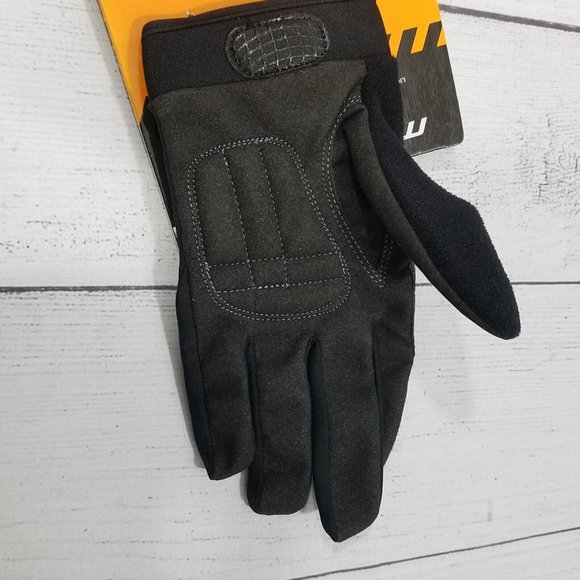 Muddyfox Lightweight Padded Cycling Gloves Adult Size Medium - Black - Picture 3 of 4